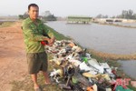 Hà Tĩnh: Xử phạt 4 triệu đồng người đàn ông đổ rác không đúng nơi quy định