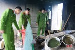 Phát hiện 1 hộ dân ở Thạch Hà chế biến hơn 1 tạ mỡ “bẩn” chuẩn bị tung ra thị trường