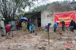 Xây nhà đại đoàn kết cho hộ cận nghèo bị thiệt hại lũ lụt ở Cẩm Xuyên
