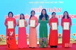 Chia sẻ ý tưởng hỗ trợ phụ nữ Hà Tĩnh khởi nghiệp