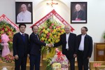 Lãnh đạo tỉnh chúc mừng Tòa Giám mục Giáo phận Hà Tĩnh