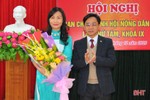 Bà Nguyễn Thị Mai Thủy giữ chức Chủ tịch Hội Nông dân Hà Tĩnh