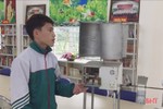 Mô hình máy quạt nước chạy bằng gió của học sinh Hà Tĩnh hoạt động như thế nào?