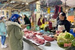 Giá lợn hơi “kéo” giá thịt lợn tại Hà Tĩnh tăng lại sau thời gian dài “hạ nhiệt”