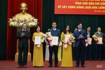 Hà Tĩnh trao thưởng 25 tác phẩm xuất sắc đạt Giải Búa liềm vàng cấp tỉnh năm 2020