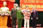 Phó Giám đốc Công an tỉnh Hà Tĩnh giữ chức Phó Cục trưởng Cục An ninh nội địa