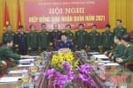 Các đơn vị ở Hà Tĩnh ký hiệp đồng giao, nhận quân năm 2021