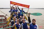 Sôi động lễ hội đua thuyền của người dân ven đô TP Hà Tĩnh