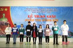 Phòng GD&ĐT thành phố Hà Tĩnh đạt 5 giải nhất phần thi đồng đội Kỳ thi chọn học sinh giỏi tỉnh lớp 9