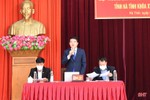 Hiệp thương thống nhất thành phần, số lượng người ứng cử đại biểu Quốc hội, HĐND tỉnh Hà Tĩnh