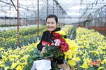 Hoa cúc "made in Hà Tĩnh” vừa lòng khách hàng chưng tết