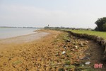 Sông Lam, đoạn qua Hà Tĩnh: “Từ nhà ra sông giờ chỉ còn khoảng 30m”
