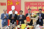 Công bố quyết định điều động Phó trưởng BQL Khu kinh tế tỉnh Hà Tĩnh giữ chức Phó Bí thư Huyện ủy Thạch Hà