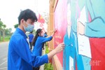 Đoàn viên thanh niên Nghi Xuân lan tỏa nhiều thông điệp ý nghĩa từ tranh vẽ cổ động