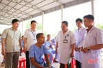 Khám, cấp thuốc điều trị miễn phí cho 62 bệnh nhân tâm thần ở Hà Tĩnh