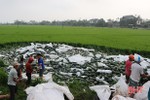 Hà Tĩnh: Lật xe tải trên quốc lộ 1A, 29 tấn dưa hấu đổ xuống ruộng