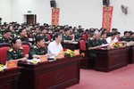 Lực lượng vũ trang Hà Tĩnh phát động thi đua cao điểm dịp bầu cử