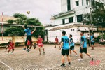 150 VĐV tranh tài bóng chuyền nam Đại hội TDTT thành phố Hà Tĩnh