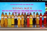 Công nhận 139 giáo viên Hà Tĩnh giỏi mầm non cấp tỉnh