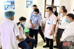 Hương Sơn tiêm vắc-xin phòng dịch Covid-19 đợt 1 cho 550 người
