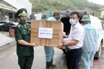 Hà Tĩnh tặng vật tư y tế cho nước bạn Lào phòng chống dịch Covid-19