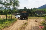 Liên tiếp phát hiện, bắt giữ 3 vụ khai thác đất trái phép ở Hà Tĩnh