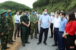 Chủ tịch UBND tỉnh Hà Tĩnh: Siết chặt công tác tuần tra, kiểm soát, không để dịch bệnh xâm nhập