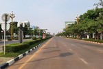 Cảnh vắng vẻ tại các thành phố lớn của Lào khi Chính phủ gia hạn lệnh phong tỏa