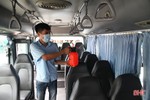 Hà Tĩnh: Siết chặt biện pháp phòng dịch Covid-19 trên xe buýt