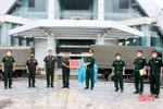 Quân khu 4 hỗ trợ Lào vật tư y tế phòng, chống dịch Covid-19