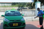 Hà Tĩnh: Các hãng taxi siết chặt công tác phòng dịch Covid-19