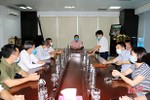 Phó Chủ tịch UBND tỉnh kiểm tra, động viên CDC Hà Tĩnh trong quá trình phòng chống dịch Covid-19