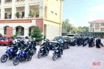 Phòng Cảnh sát cơ động Công an Hà Tĩnh huy động 100% quân số bảo vệ bầu cử