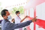 “Lá chắn” phòng, chống dịch Covid-19 cho các điểm bỏ phiếu ở Hà Tĩnh