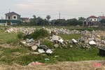Cần xử lý nghiêm hành vi đổ trộm phế thải xây dựng ở TP Hà Tĩnh