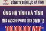 Điện lực Hà Tĩnh ủng hộ 100 triệu đồng mua vắc-xin phòng Covid-19