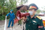 Lực lượng quân sự Hà Tĩnh tiếp tục xung kích trên tuyến đầu chống dịch