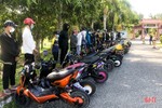 Hà Tĩnh: Xử lý hàng chục thanh thiếu niên tụ tập họp nhóm xe máy điện “độ” giữa mùa dịch