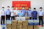 Ô tô Dũng Lạc hỗ trợ huyện Thạch Hà vật tư y tế phòng chống dịch Covid-19