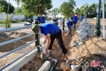 Hơn 3.000 ĐVTN Hà Tĩnh tham gia “Ngày tình nguyện chung sức xây dựng nông thôn mới”