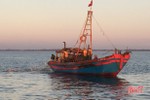 Hà Tĩnh: Phát hiện 2 tàu cá khai thác trái phép trên vùng biển Nghi Xuân