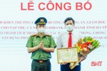 Bộ Công an tặng bằng khen cho Agribank chi nhánh tỉnh Hà Tĩnh