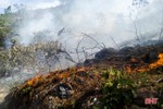 Đốt than gây cháy rừng ở Hà Tĩnh