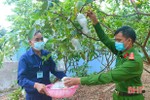 Giúp người dân vùng bị phong tỏa ở xã Kỳ Đồng thu hoạch nông sản