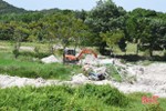 Cần sớm chấm dứt tình trạng khai thác cát trái phép ở Hồng Lộc
