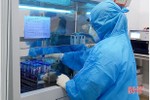 Huyện đầu tiên của Hà Tĩnh triển khai xét nghiệm SARS-CoV-2 bằng PCR