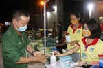 Tăng cường phòng dịch COVID-19 ở chợ nông sản Bình Hương