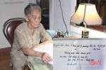 Tinh thần “chống dịch như chống giặc” của cụ ông 94 tuổi ở Hà Tĩnh