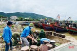Khẩn trương kêu gọi tàu thuyền vào nơi tránh trú bão CONSON ở Hà Tĩnh