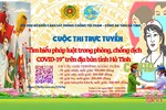 Phát động thi trực tuyến “Tìm hiểu pháp luật trong phòng, chống dịch COVID-19” ở Hà Tĩnh